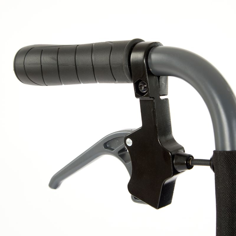 Magnelite Folding Wheelchair - Transit wheelchair Grey - Mobility Confidence