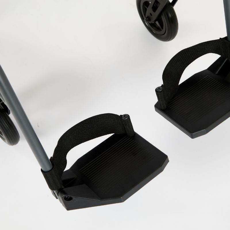 Magnelite Folding Wheelchair - Transit wheelchair Grey - Mobility Confidence