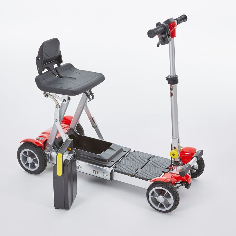 mLite Mobility Scooter - Folding 4mph 9 miles - Mobility Confidence