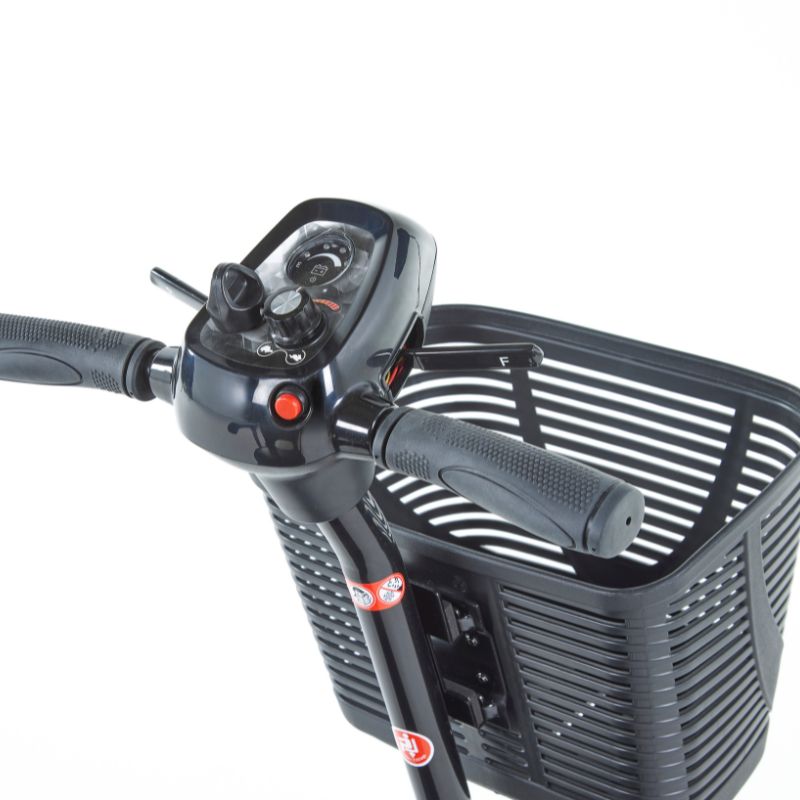 Airscape Mobility Scooter - Portable 4mph 10 mile range Black - Mobility Confidence