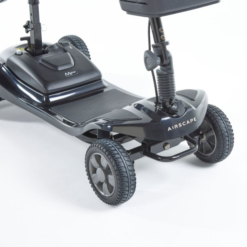 Airscape Mobility Scooter - Portable 4mph 10 mile range Black - Mobility Confidence