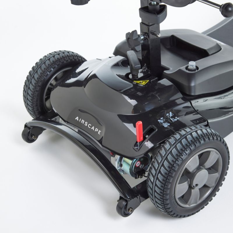 Airscape Mobility Scooter - Portable 4mph 10 mile range Black - Mobility Confidence
