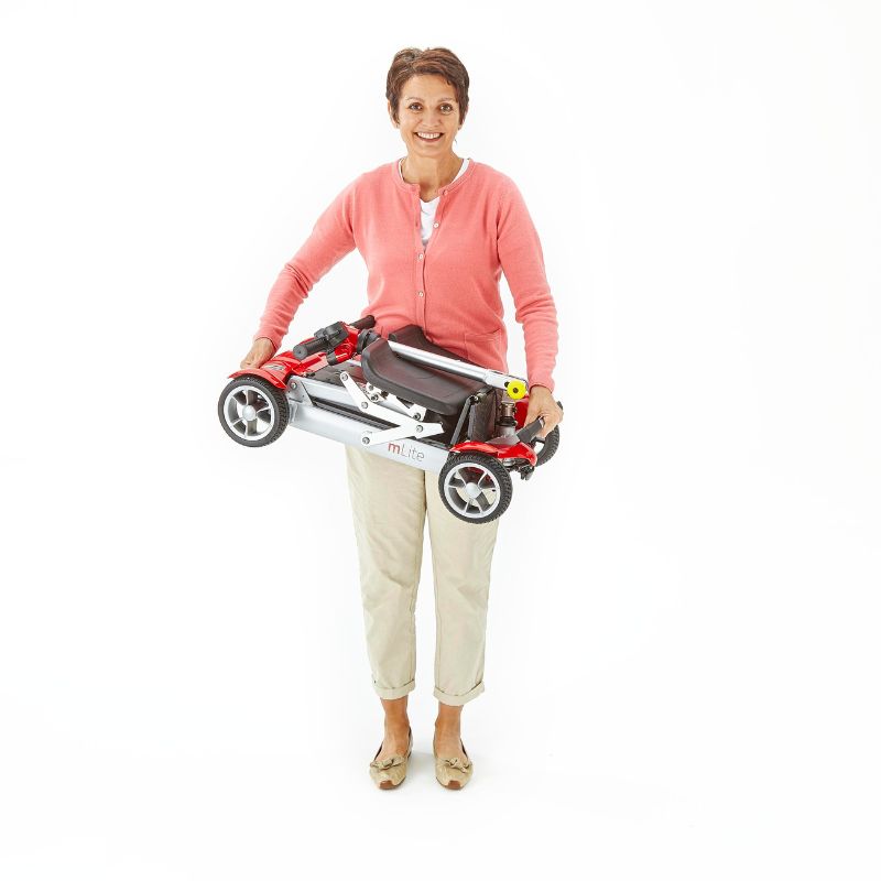 mLite Mobility Scooter - Folding 4mph 9 miles - Mobility Confidence